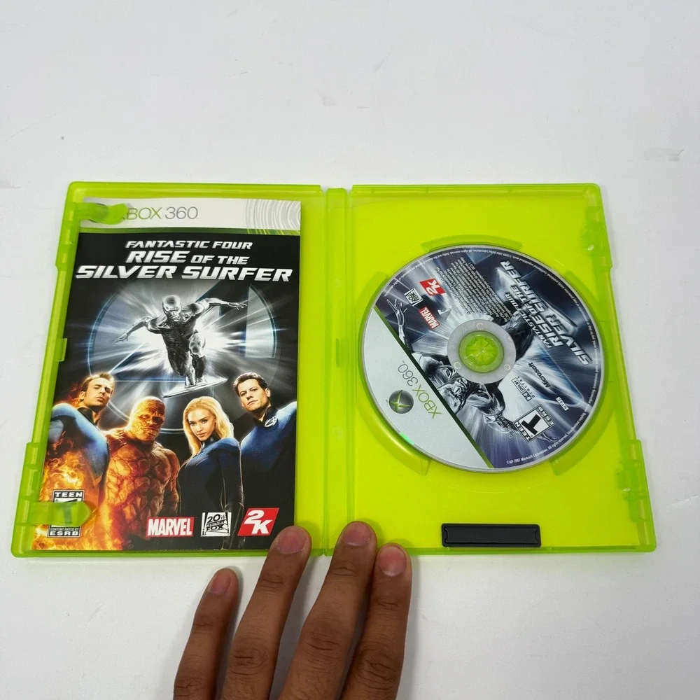 Fantastic Four: Rise of the Silver Surfer Xbox 360 Game Complete CIB Tested